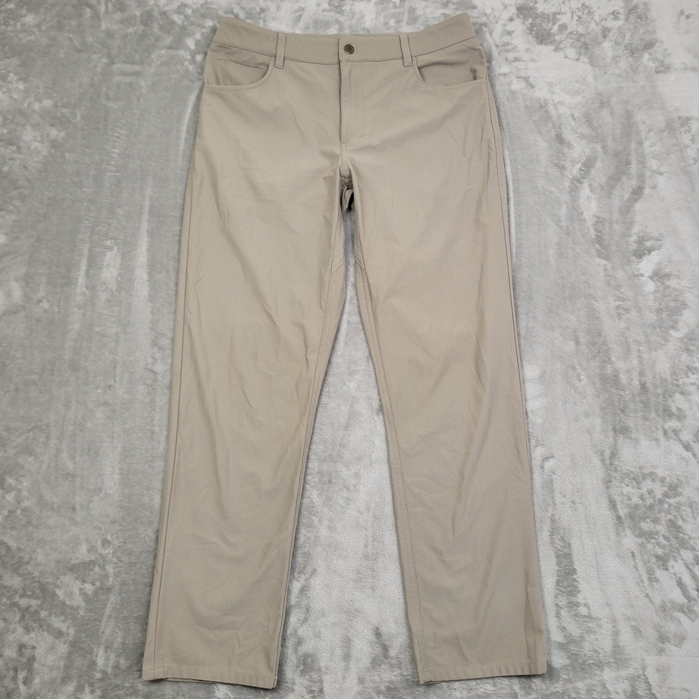 Johnnie-O Prep-Formance Men's Pants Brown‎ Khaki Golf Chino 33x29 Performance
